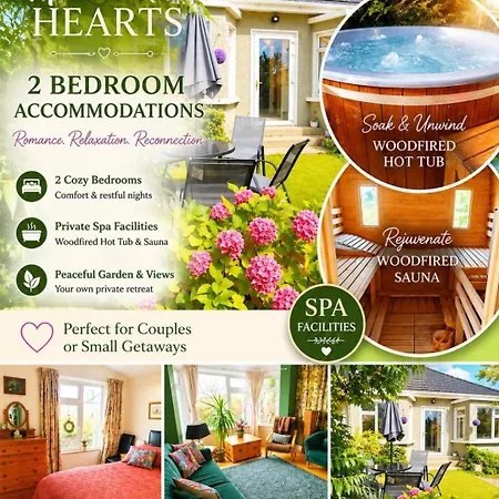 Apartman Hidden Hearts & Hottub *